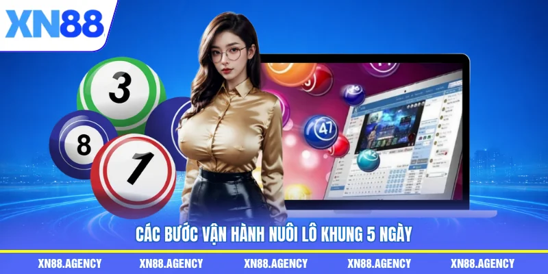 Các bước vận hành nuôi lô khung 5 ngày