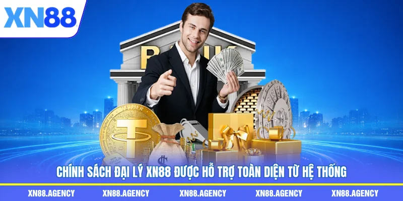 Chính sách đại lý XN88 được hỗ trợ toàn diện từ hệ thống